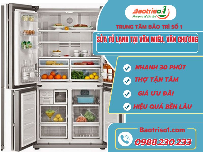 Sửa Tủ Lạnh Tại Văn Miếu, Văn Chương: Nhanh Chóng - Uy Tín - Giá Tốt 