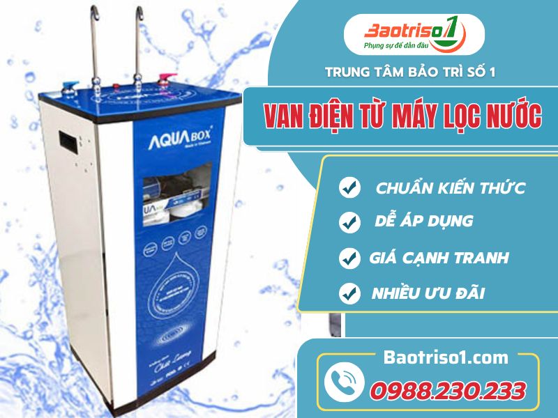 Hiểu đúng về van điện từ máy lọc nước và cách xử lý khi hư hỏng