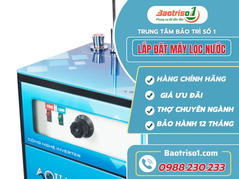 Lắp đặt máy lọc nước tại nhà – Dịch vụ uy tín đến từ Baotriso1