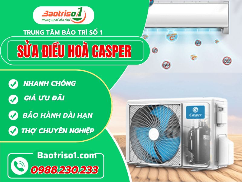 Bật mí 3 cách sửa điều hòa Casper đơn giản tại nhà nhanh, gọn