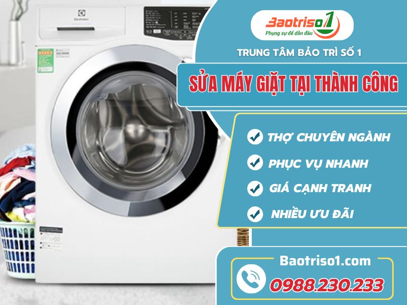 Sửa máy giặt tại Thành Công uy tín bảo hành cao!