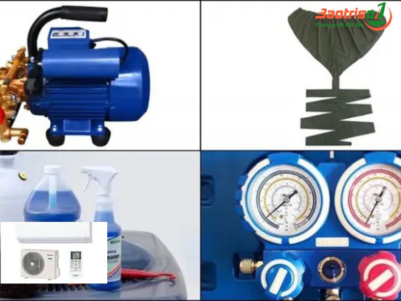 Các dụng cụ vệ sinh, bảo dưỡng điều hòa tại nhà cần thiết