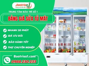 Bảng Giá Sửa Tủ Mát (2)