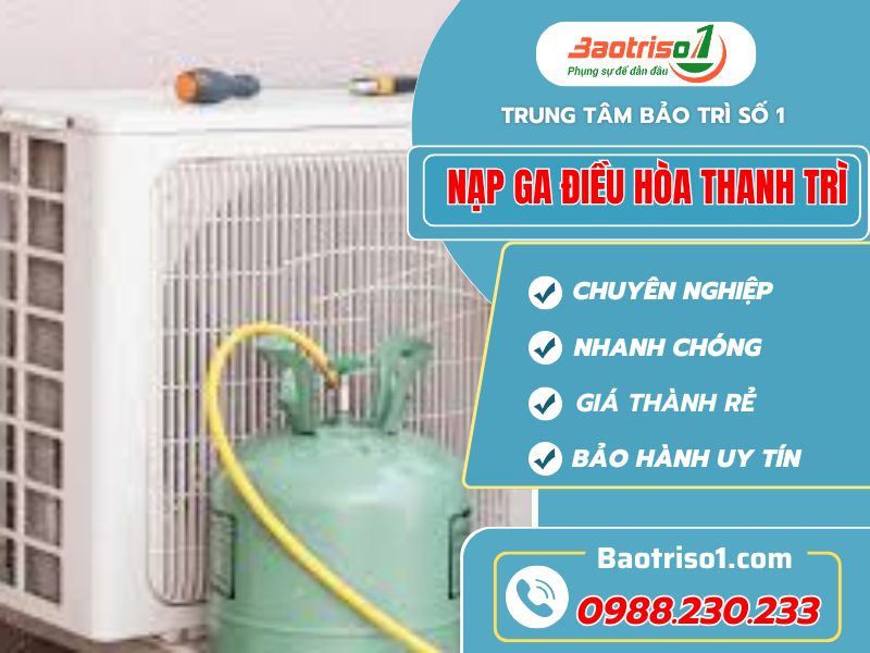 Nạp ga điều hòa Thanh Trì nhanh chóng uy tín!