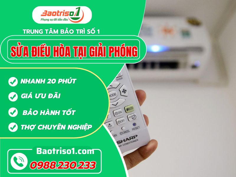 Sửa điều hòa tại Giải Phóng nhanh chuẩn chuyên nghiệp!