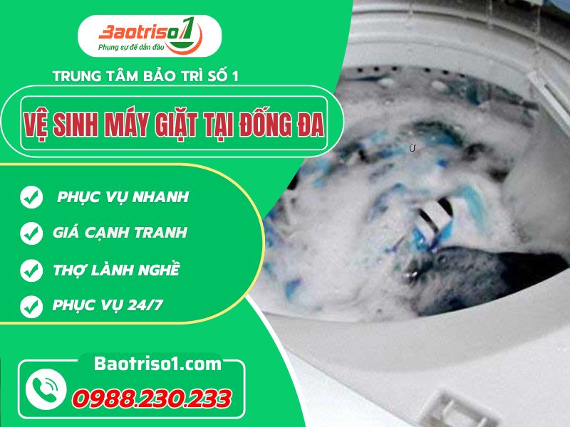 Vệ sinh máy giặt tại Đống Đa nhanh chóng chuyên nghiệp!