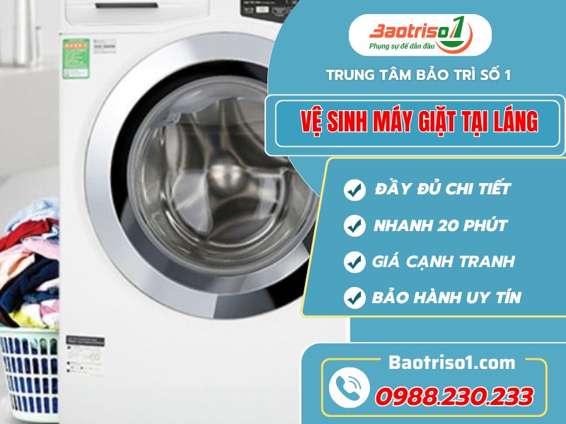 Vệ sinh máy giặt tại Láng thợ tay nghề cao giá tốt!