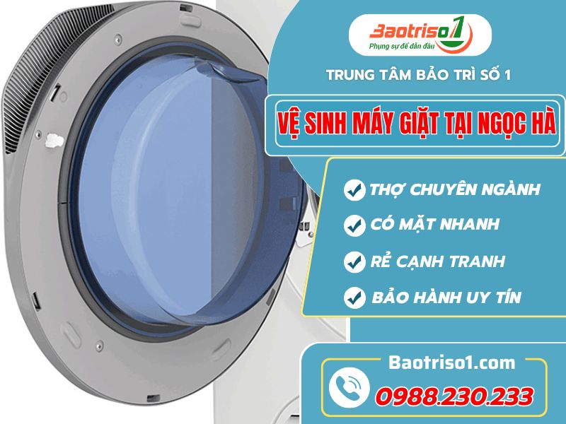 Vệ sinh máy giặt tại Ngọc Hà tận nơi tận tâm!