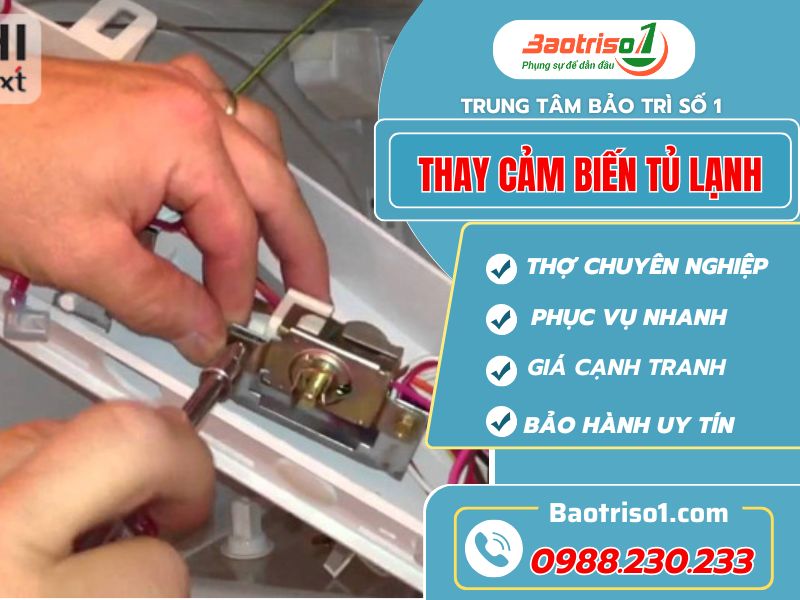 Bỏ túi cách thay cảm biến tủ lạnh đơn giản, dễ thao tác 