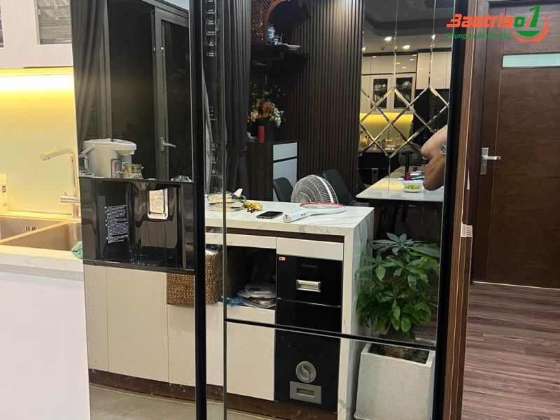 Dịch vụ sửa lỗi tủ lạnh Hitachi báo lỗi F1 04 uy tín Baotriso1 