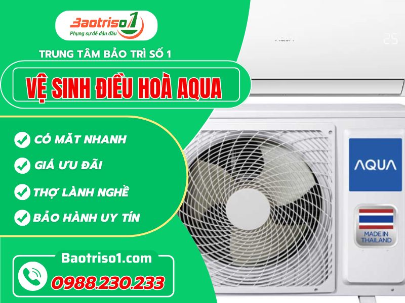 Hướng dẫn vệ sinh điều hòa Aqua đơn giản, ai cũng làm được