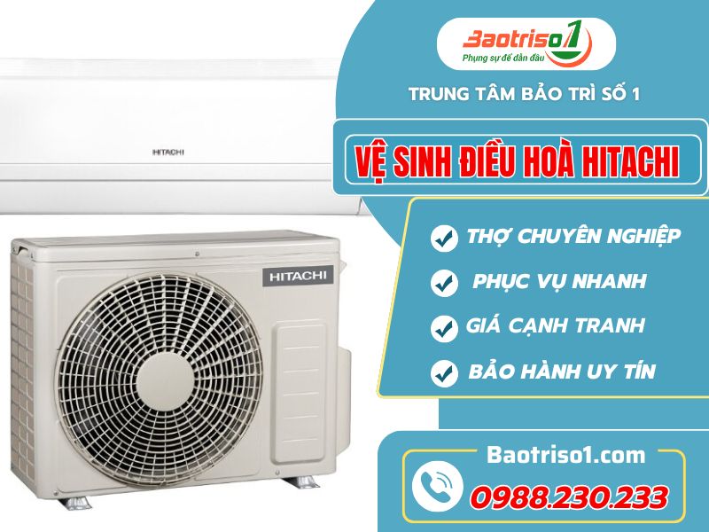 Hướng dẫn vệ sinh điều hòa Hitachi tại nhà – Đơn giản, hiệu quả