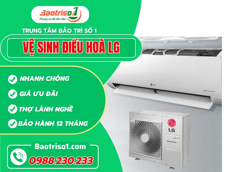 Cách vệ sinh điều hòa LG đúng cách, tăng tuổi thọ thiết bị