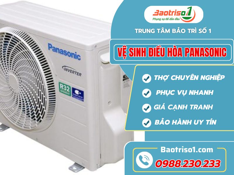Bí quyết vệ sinh điều hòa Panasonic tại nhà mát lạnh, ít hỏng