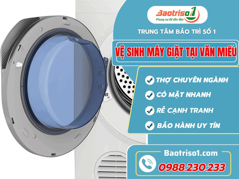 Vệ sinh máy giặt tại Văn Miếu, Quốc Tử Giám chuẩn uy tín!